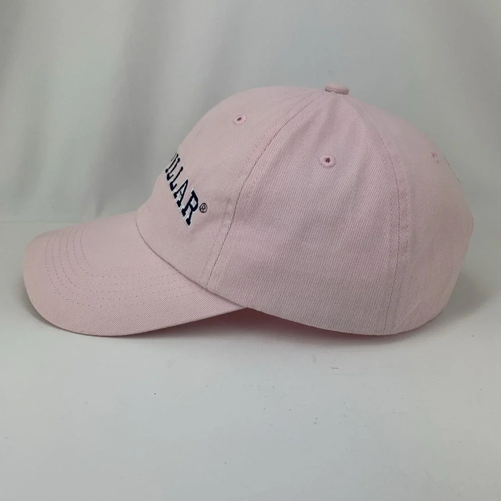 Caterpillar Pink Hat CAT Adjustable Strapback Cotton Baseball Cap